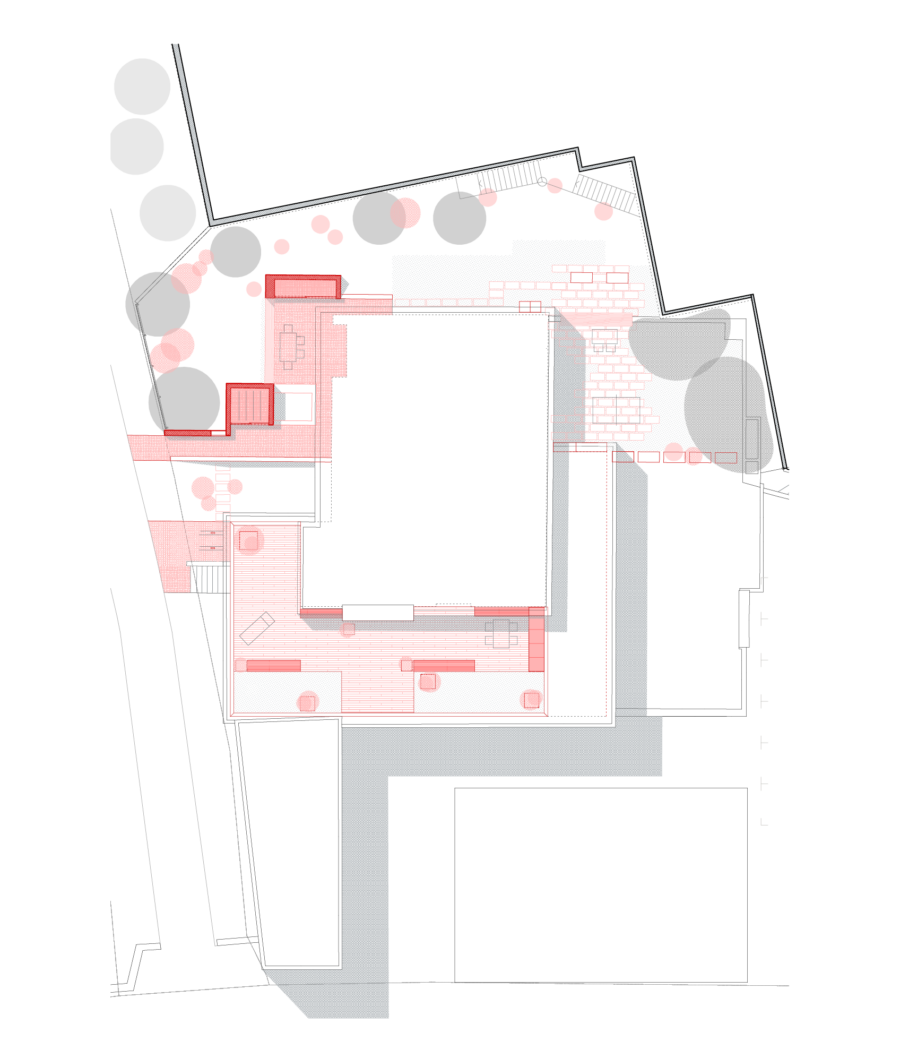 Umgebungsbauten Wohn- und Gesvchäftshaus, Davos Platz